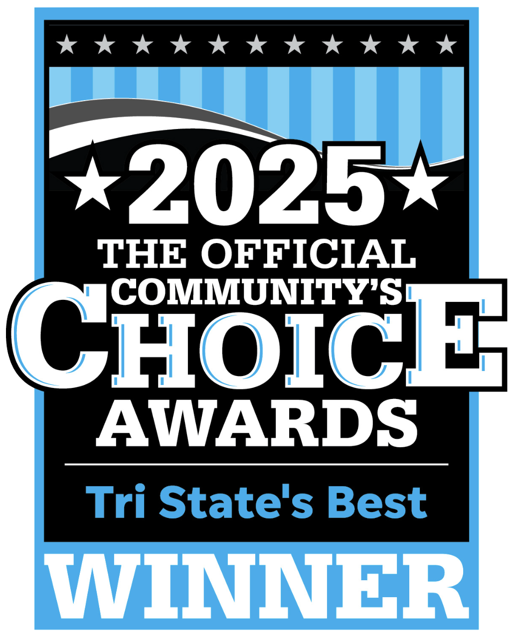 Logo Recognizing The Poole Law Group's Community's Choice Awards in 2026