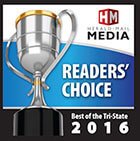 Logo Recognizing Herald Mail Media Reader's Choice 2016's affiliation with The Poole Law Group